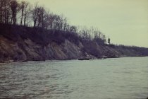 View north of Dalitsch and Bluff Road bluffs